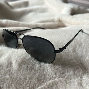 Dolce & Gabbana Black Aviator Sunglasses